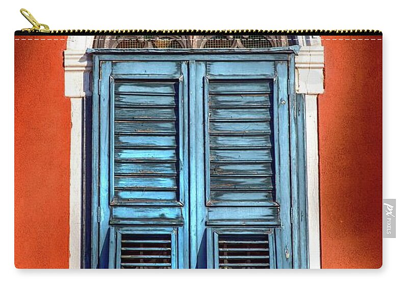 Venice Zip Pouch featuring the photograph Venetian Window I by Harriet Feagin