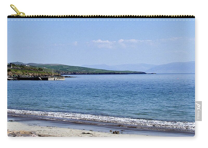 Irish Zip Pouch featuring the photograph Ventry Harbor on the Dingle Peninsula Ireland by Teresa Mucha