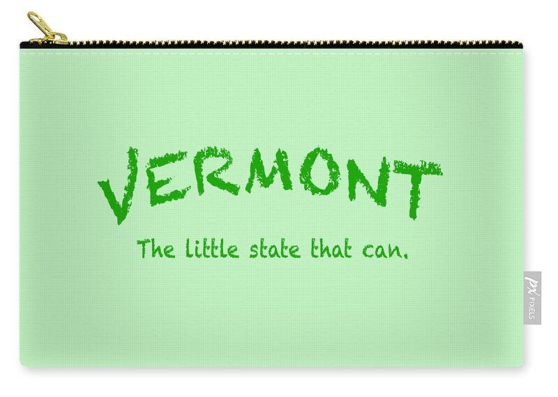 Vermont Zip Pouch featuring the photograph Vermont The Little State by George Robinson