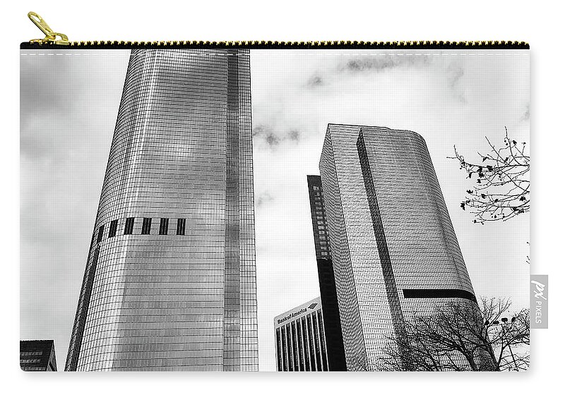 Buildings Zip Pouch featuring the photograph Vertical Growth by Joseph Hollingsworth