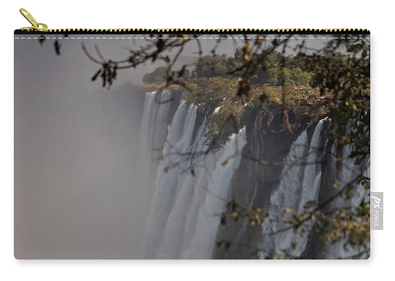 Nature Zip Pouch featuring the photograph Victoria Falls by Robert Grac