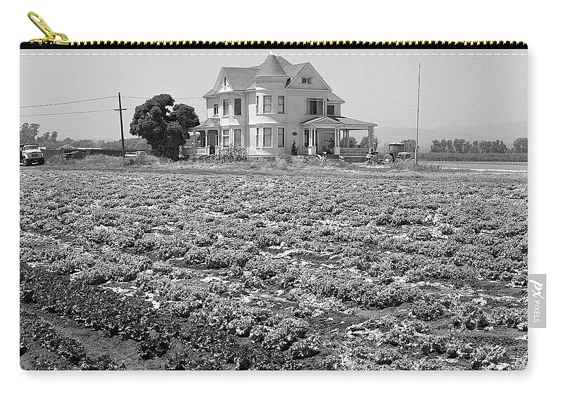 Victorian Carry-all Pouch featuring the photograph Victorian Farm House 4th of July Watsonville California by Kathy Anselmo