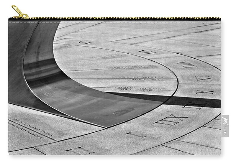 Vietnam Memorial Zip Pouch featuring the photograph Vietnam Memorial by Janis Kirstein