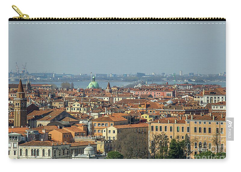 View Zip Pouch featuring the photograph View on Venice by Patricia Hofmeester