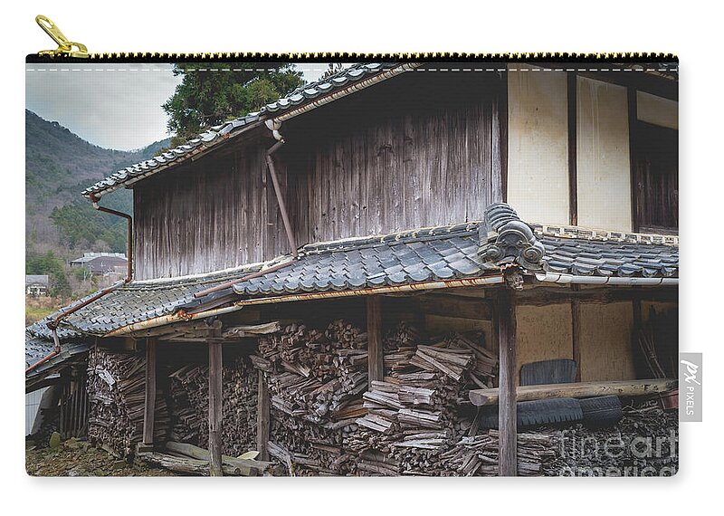 Pottery Zip Pouch featuring the photograph Village Pottery, Japan by Perry Rodriguez