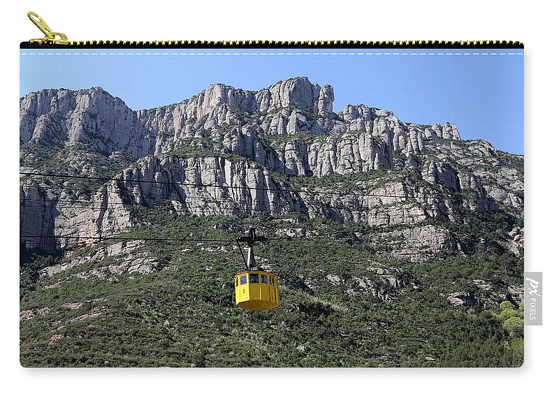 Cable Car Zip Pouch featuring the photograph Vintage Cable Car 1 by Andrew Fare