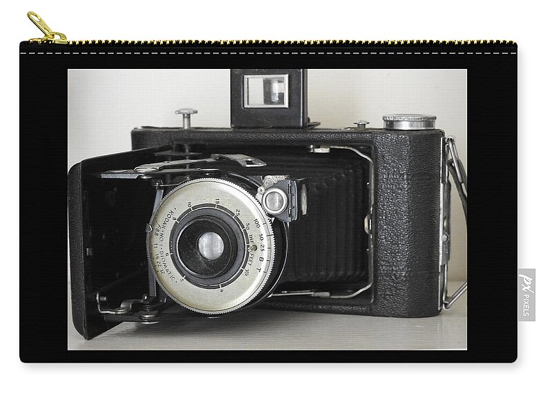 Vintage Carry-all Pouch featuring the photograph Vintage Camera by Jan Gelders