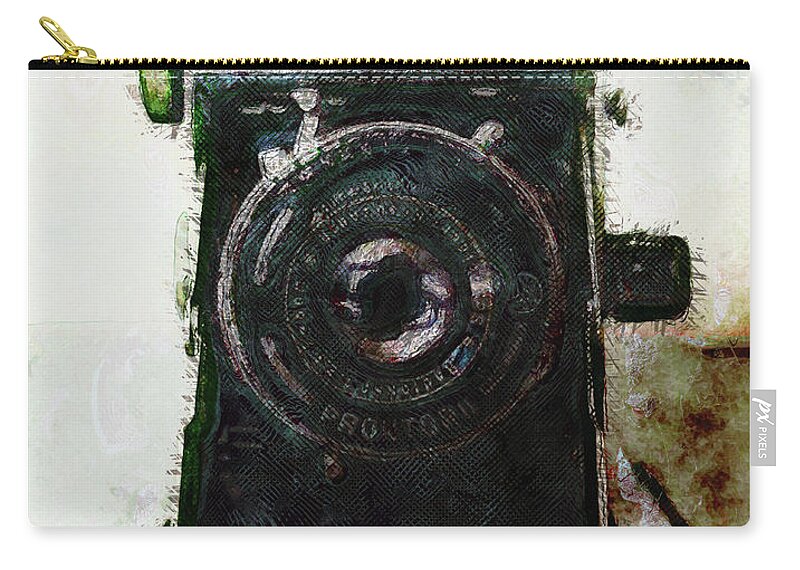 Photography Zip Pouch featuring the photograph Vintage Camera by Phil Perkins