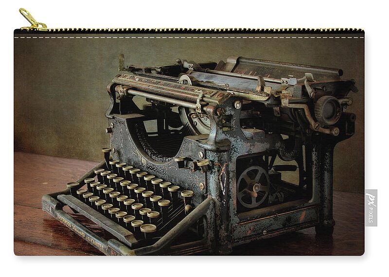 Alphabet Zip Pouch featuring the photograph Vintage Communication by David and Carol Kelly