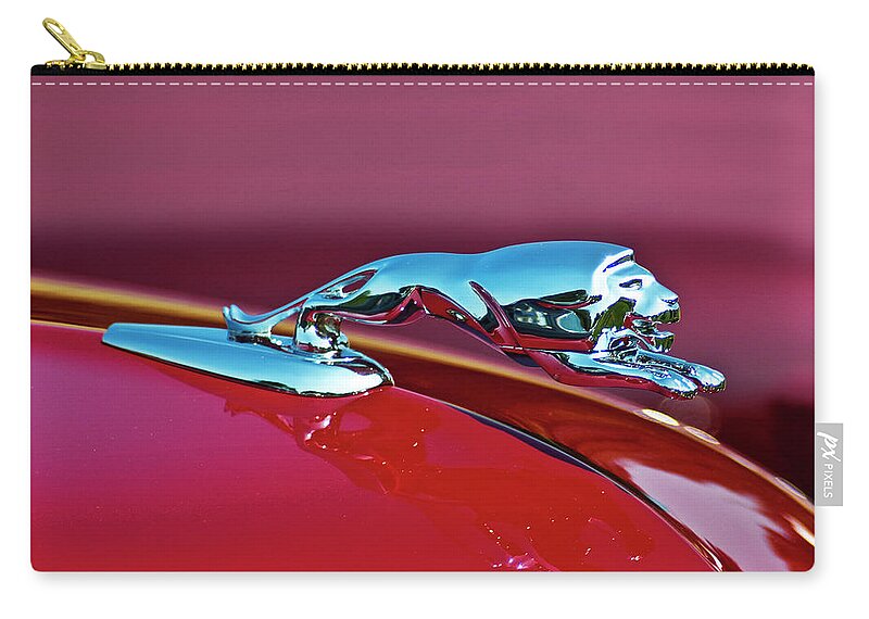 Vintage Ford Lion Car Hood Ornament Zip Pouch by Bruce Beck - Fine Art  America