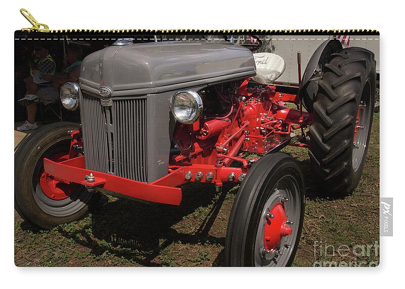 Tractor Carry-all Pouch featuring the photograph Vintage Ford Tractor by Mike Eingle