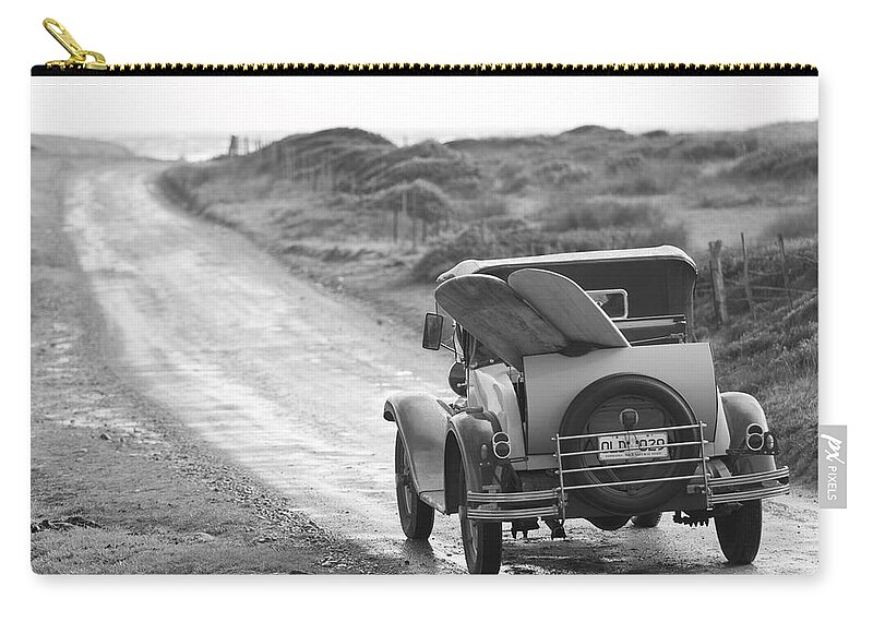 Surf Zip Pouch featuring the photograph Vintage Surf by Sean Davey