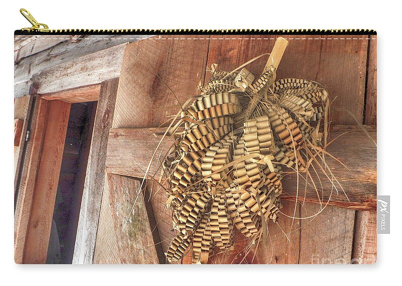 Welcome Zip Pouch featuring the photograph Vintage Welcome Home by Judy Hall-Folde