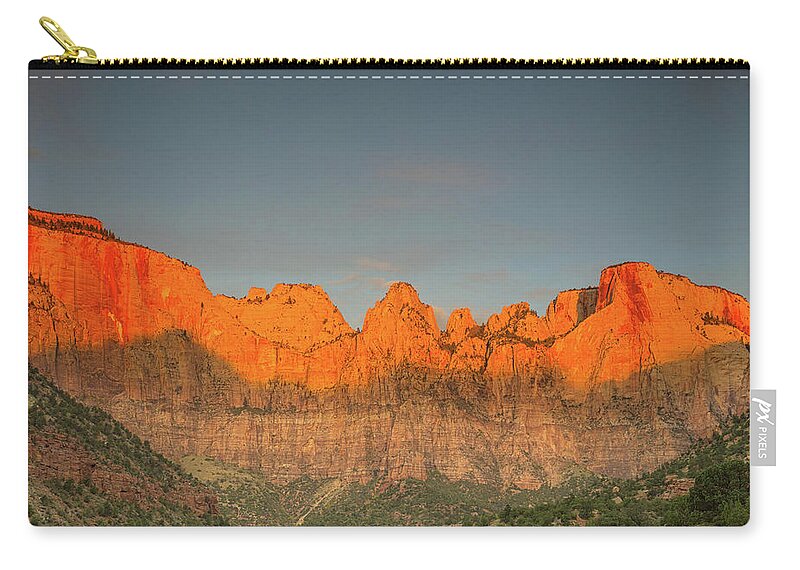 Faa_export Zip Pouch featuring the photograph Virgin sunset by Kunal Mehra