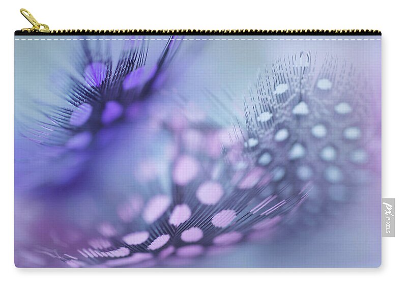 Jenny Rainbow Fine Art Photography Zip Pouch featuring the photograph Visible by Heart. Angel Flight Series by Jenny Rainbow