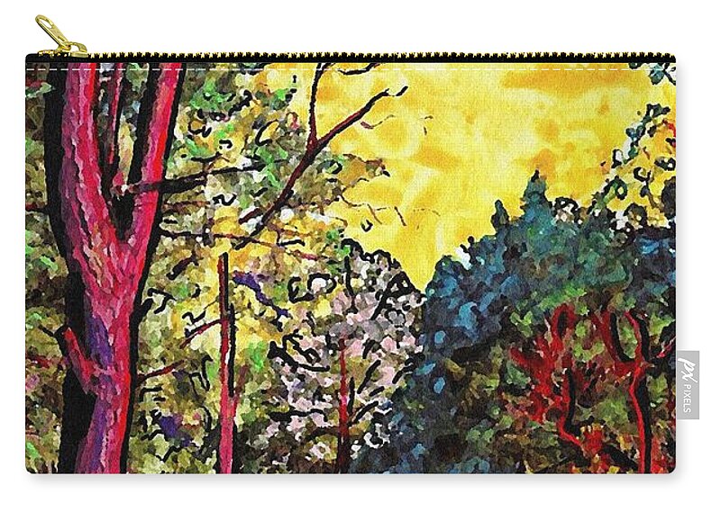 South Carolina Zip Pouch featuring the photograph Wadmalaw Island by Sarah Loft