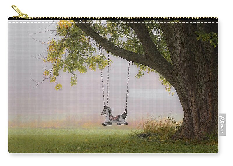 Landscape Carry-all Pouch featuring the photograph Waiting for his Little Cowboy by Jeff Cooper