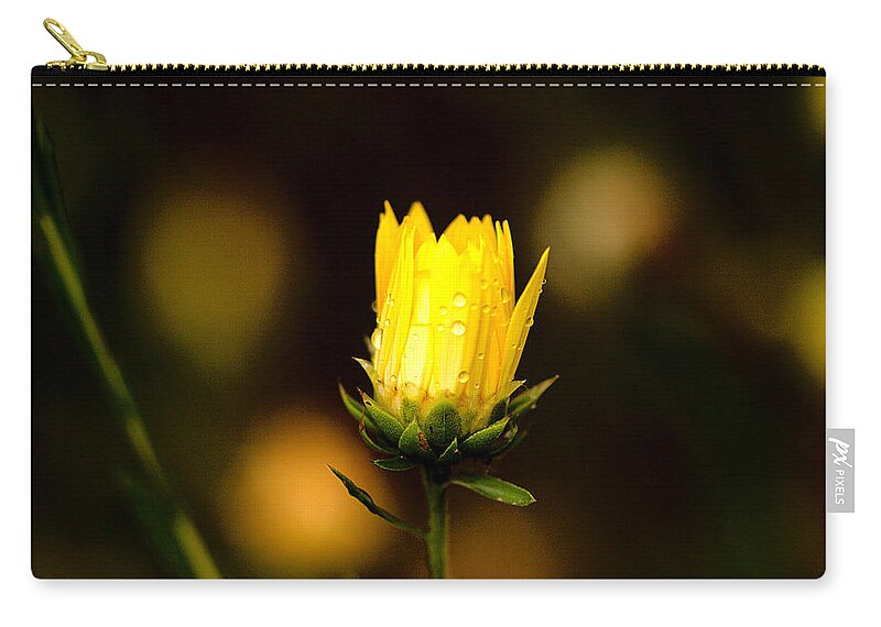 James Smullins Zip Pouch featuring the photograph Waiting on the sun by James Smullins