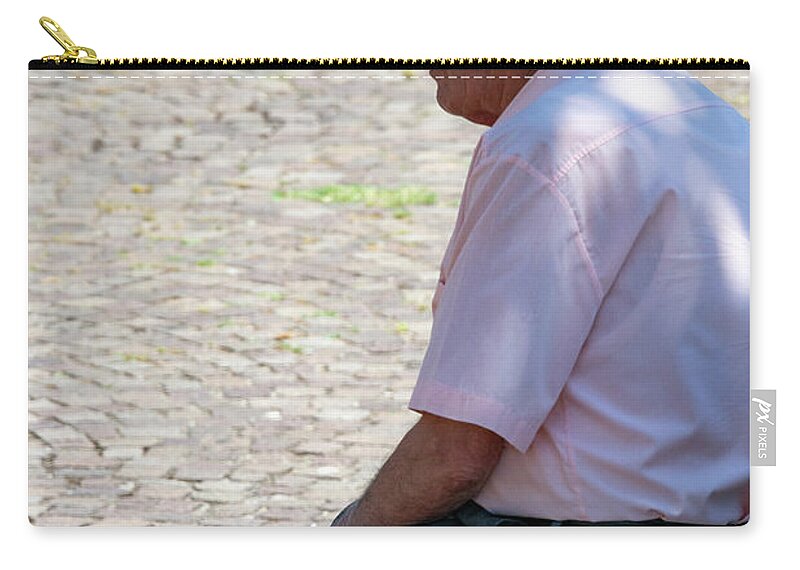 Italia Zip Pouch featuring the photograph Waiting on Time by Joseph Yarbrough