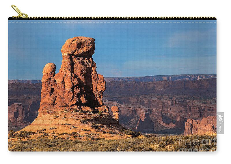 Utah Carry-all Pouch featuring the photograph Wake Up Call by Jim Garrison