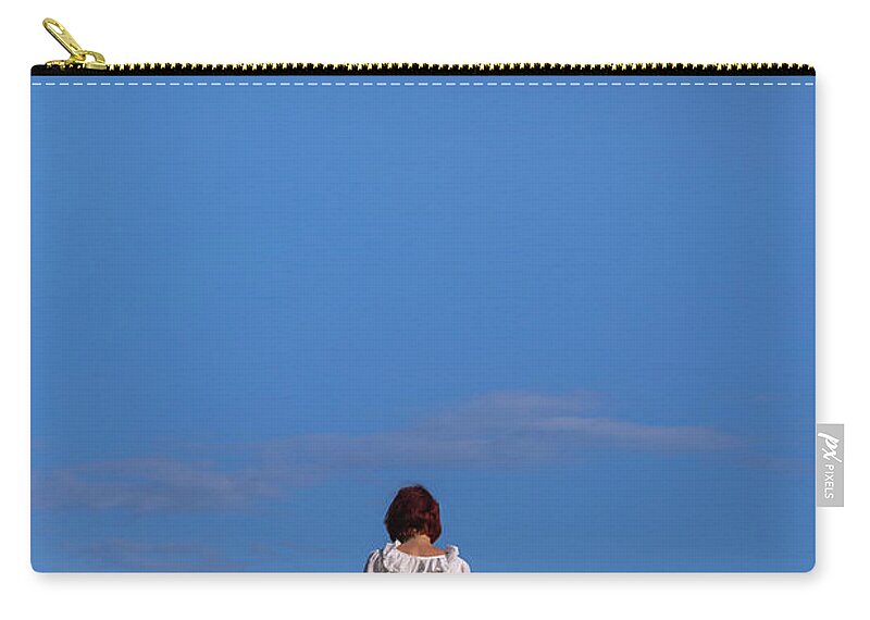 Woman Zip Pouch featuring the photograph Walking In The Summer by Joana Kruse