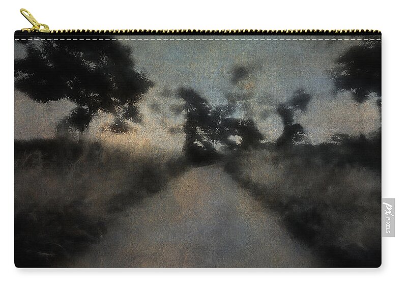 Experimental Zip Pouch featuring the photograph Walking Towards the Unknown by Kate Hannon