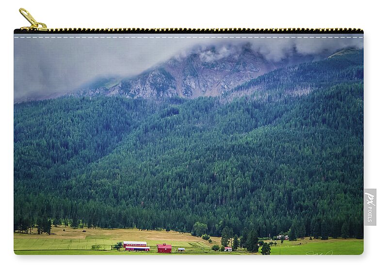 Wallowa County Oregon Zip Pouch featuring the photograph Wallowa Valley by TK Goforth