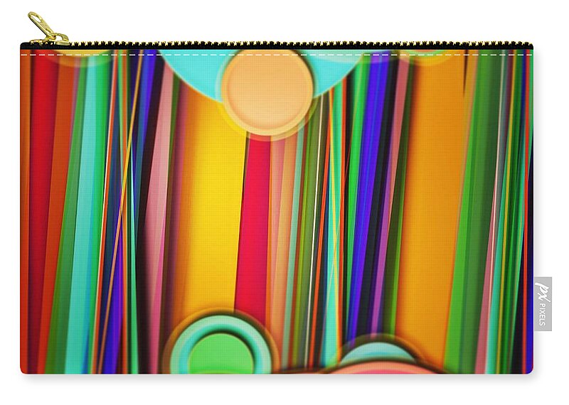 Wallpaper Carry-all Pouch featuring the digital art Wallpaper 15 by Marko Sabotin