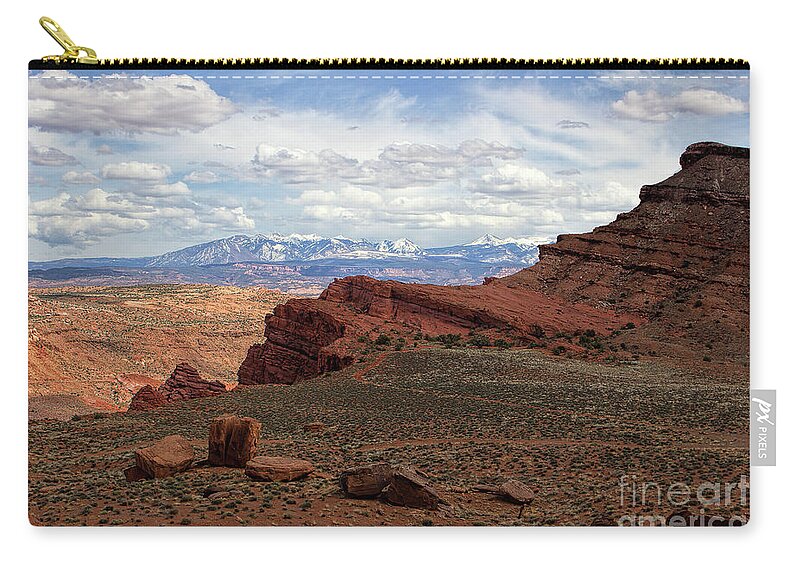 Utah Landscape Zip Pouch featuring the photograph Wandering Eye by Jim Garrison