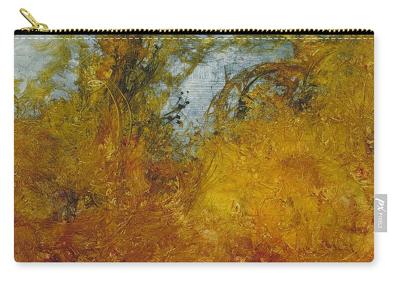 Warm Earth Carry-all Pouch featuring the painting Warm Earth 66 by David Ladmore