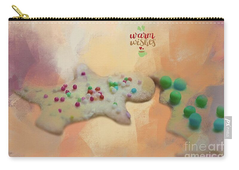 Christmas Zip Pouch featuring the photograph Warm Wishes by Eva Lechner