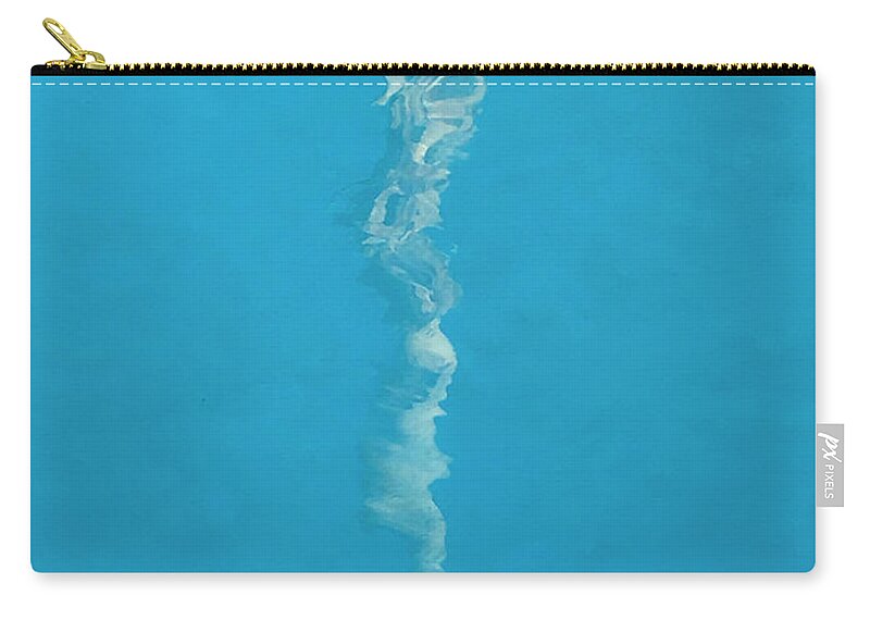 Pool Zip Pouch featuring the photograph Was Lugt Unten by Stan Magnan
