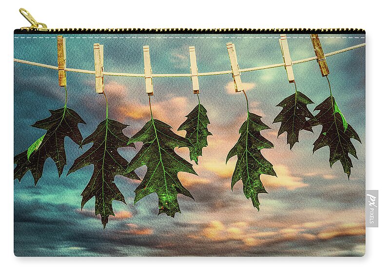 Nature Zip Pouch featuring the photograph Wash Day by Bob Orsillo