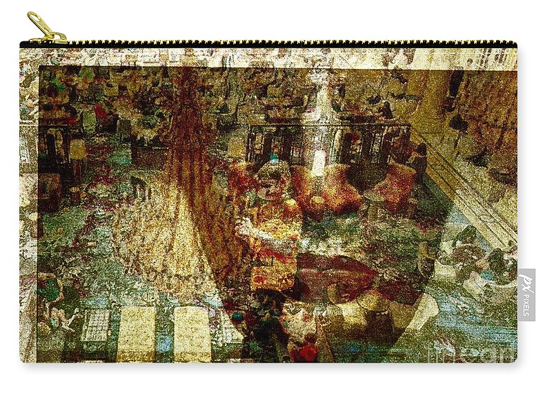 Single Exposure Zip Pouch featuring the photograph Watching by Michael Cinnamond