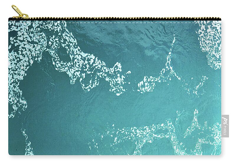 Water Zip Pouch featuring the photograph Water Abstract No. 1-1 by Sandy Taylor