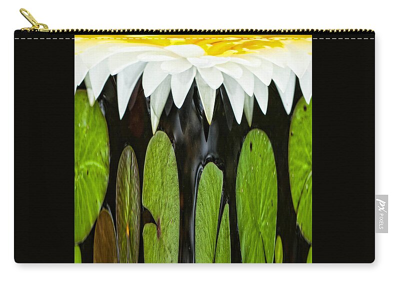 Water Lily Zip Pouch featuring the photograph Water Lily by Cynthia Frohlich