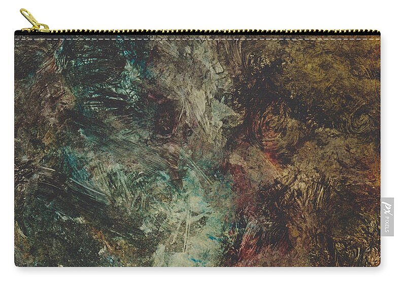 Waterfall Carry-all Pouch featuring the painting Waterfall 2 by David Ladmore