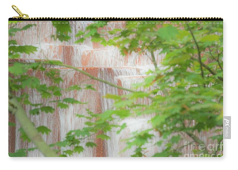 Portland Oregon Zip Pouch featuring the photograph Waterfall, Portland by Merle Grenz