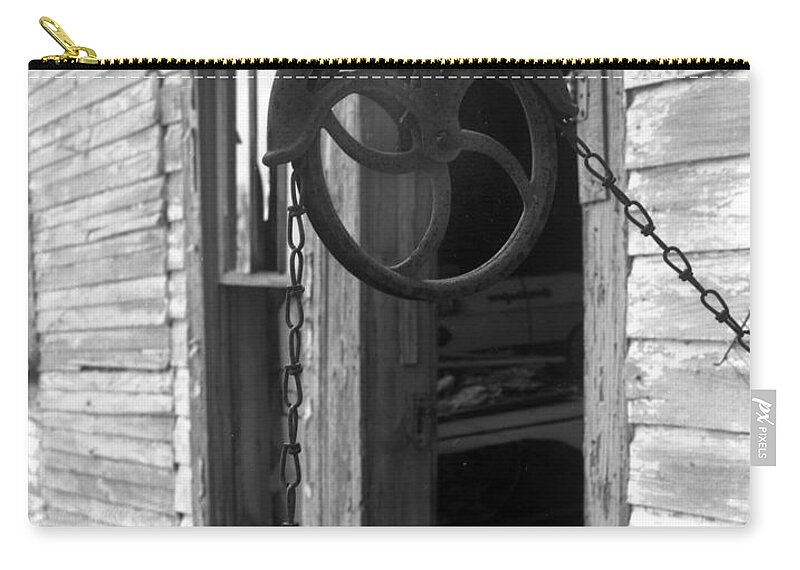 Ansel Adams Zip Pouch featuring the photograph Waterpulley by Curtis J Neeley Jr