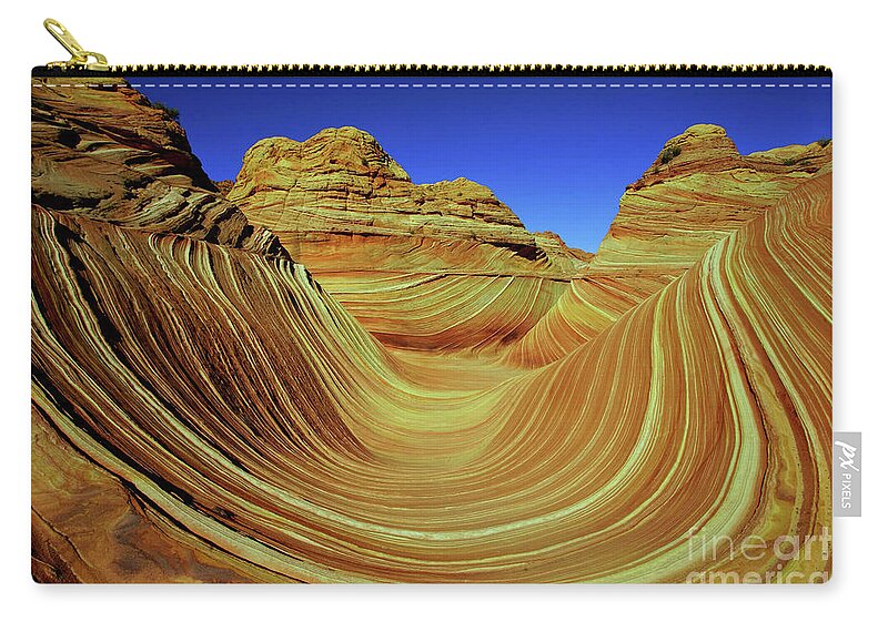Arizona Zip Pouch featuring the photograph Wave by Roxie Crouch