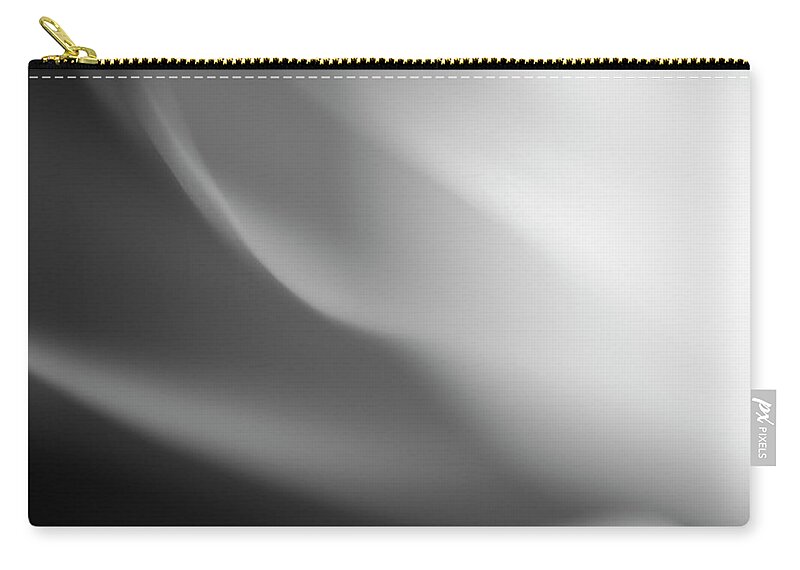 Calm Zip Pouch featuring the photograph Waves by Sandra Parlow