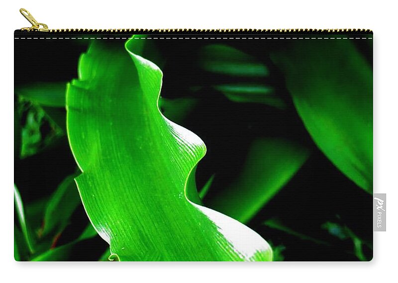 Wavy Zip Pouch featuring the photograph Wavy by Tim Townsend