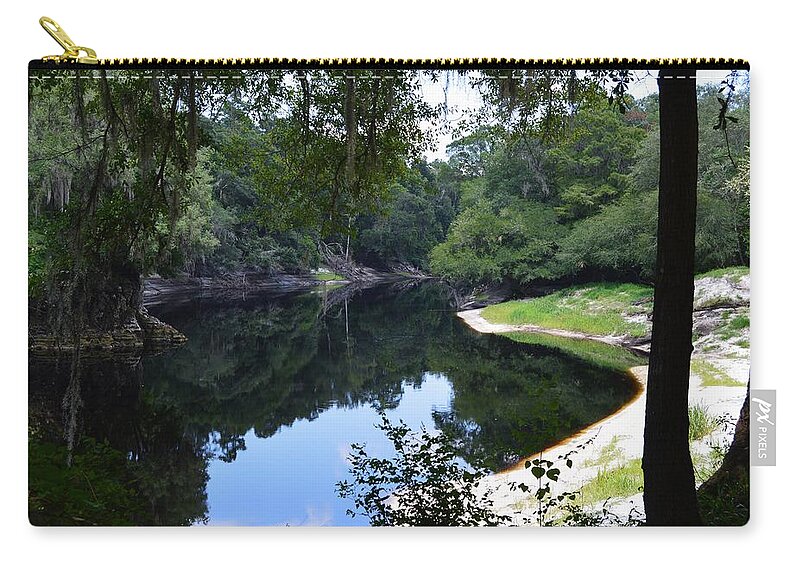 Way Down Upon The Suwannee River Zip Pouch featuring the photograph Way Down Upon the Suwannee River by Warren Thompson