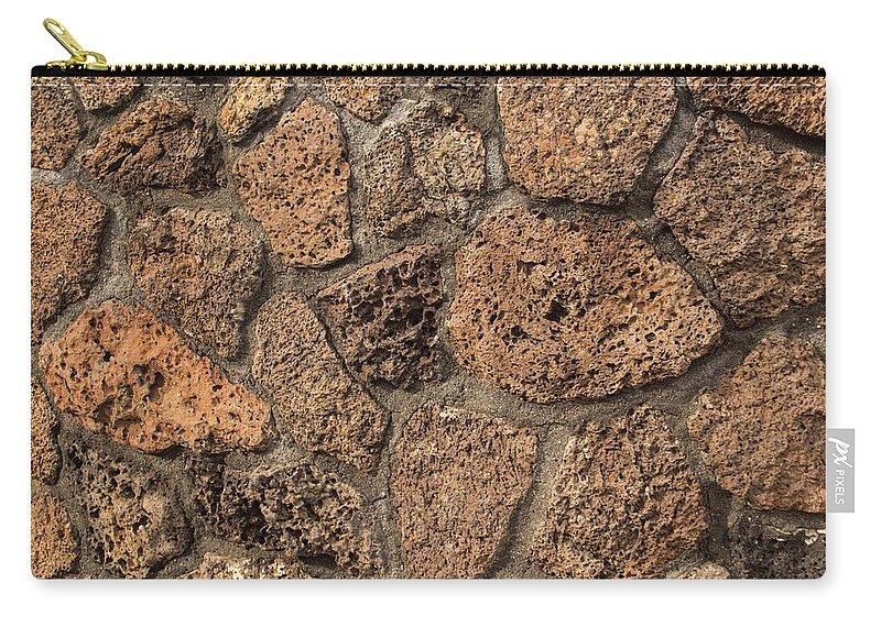 Stone Zip Pouch featuring the photograph Weathered by Hany J