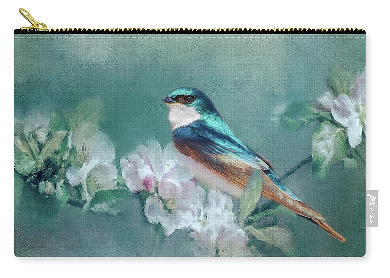 Spring Carry-all Pouch featuring the photograph Welcome Spring by Cathy Kovarik