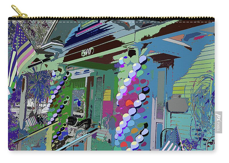 Wellness Works Welcome Zip Pouch featuring the photograph Wellness Works Welcome by Kenneth James