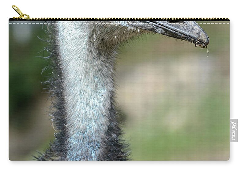 Wildlife Zip Pouch featuring the photograph Emu 2 by Werner Padarin