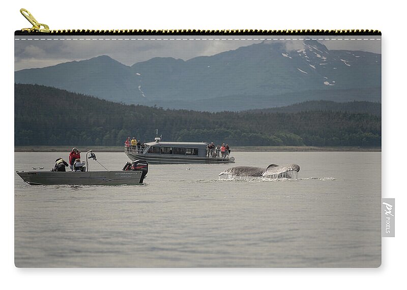 Alaska Carry-all Pouch featuring the photograph What a Fluke by David Kirby