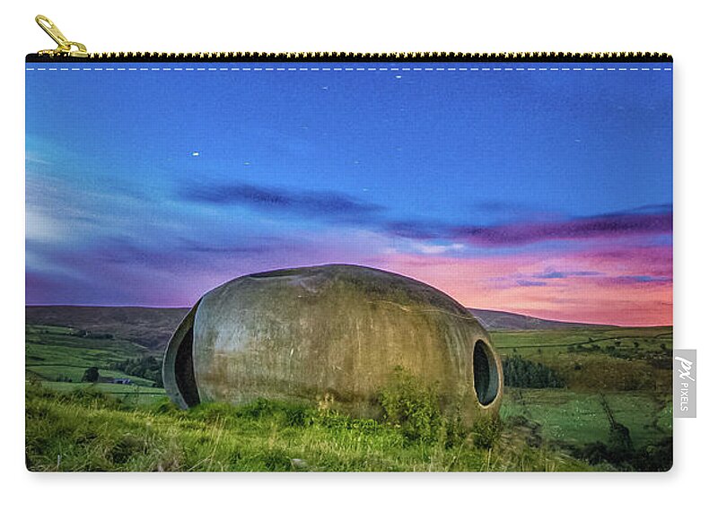 Atom Zip Pouch featuring the photograph When the dawn is breaking... by Mariusz Talarek