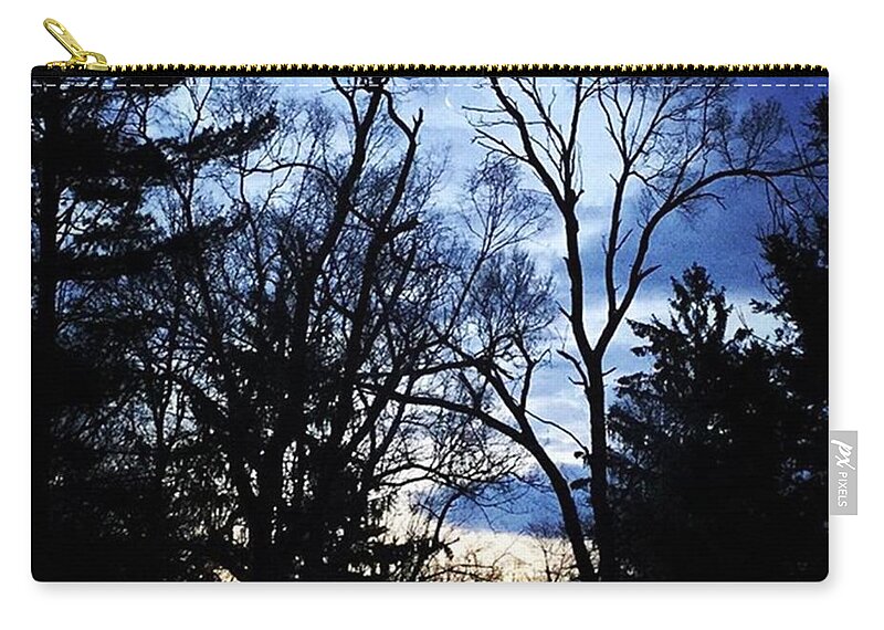 Wallart Zip Pouch featuring the photograph 'Where Have You Been'. by Frank J Casella
